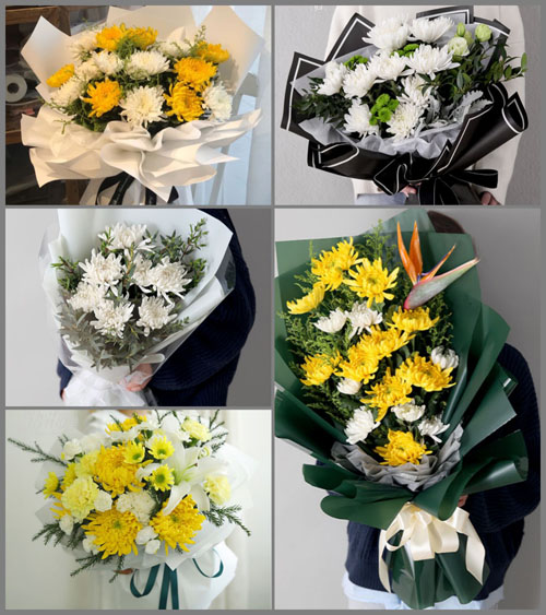 湖北孝感市安陆市洑水镇方棚村白事花束代送